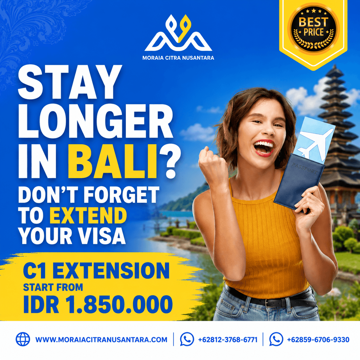 Extension : Single or Multiple Entry Visitor Visa